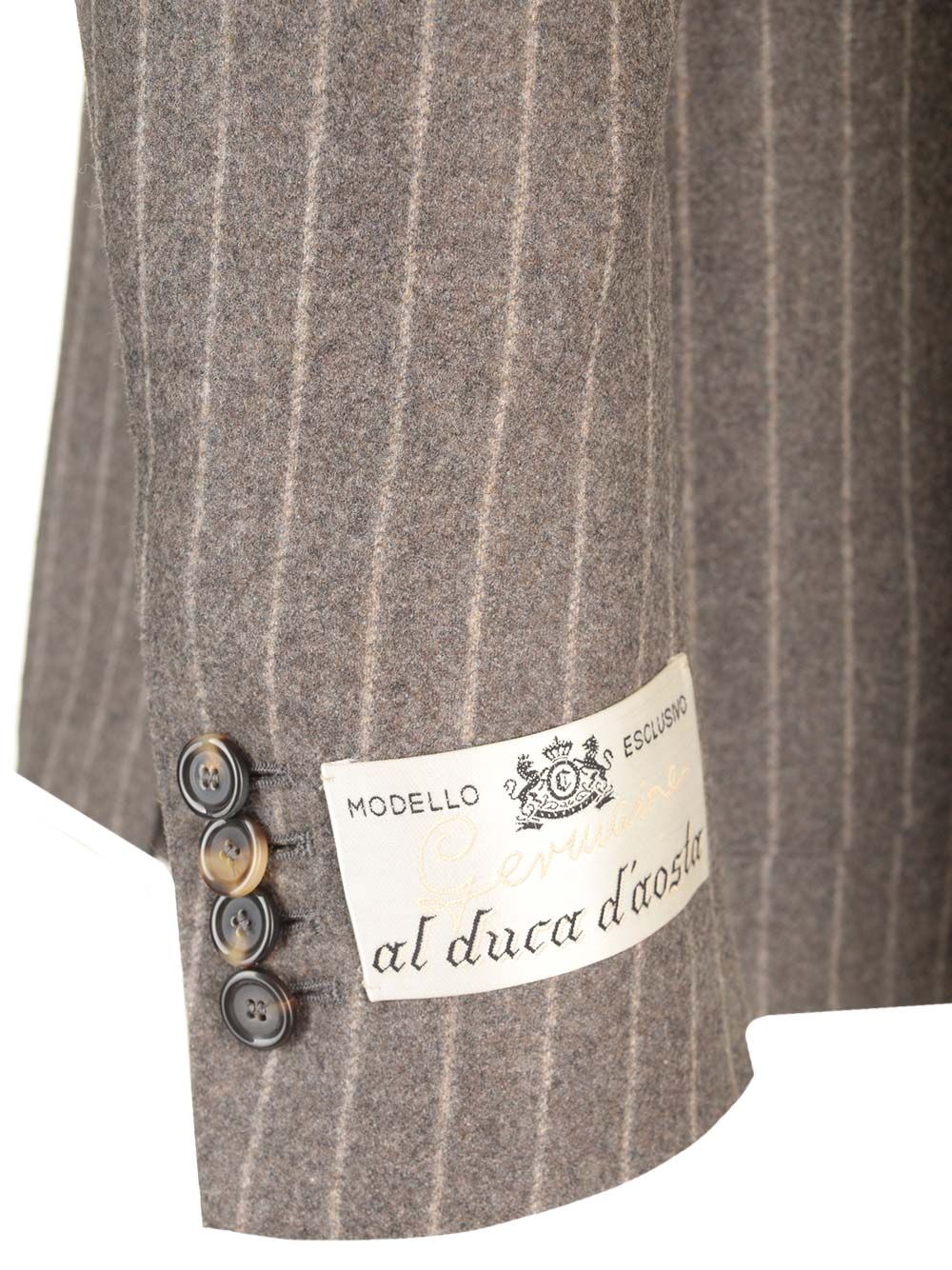 Al Duca D'Aosta Abito 2 Petti Flanella Grigio Gessato Lana Dresses - Grey | d1d8e49ecb2b028a1d6dbdf6204de1b084cbc8ec