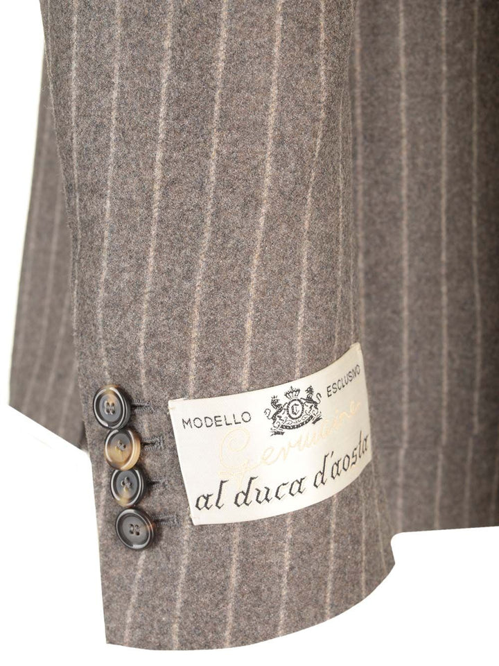 Al Duca D'Aosta Abito 2 Petti Flanella Grigio Gessato Lana Dresses - Grey | d1d8e49ecb2b028a1d6dbdf6204de1b084cbc8ec