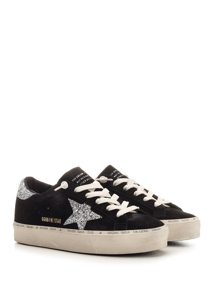 Golden Goose Deluxe Brand Hi Star Sneakers - Black | bdd98b030b78ac07ad639179c87360aa0968e77b
