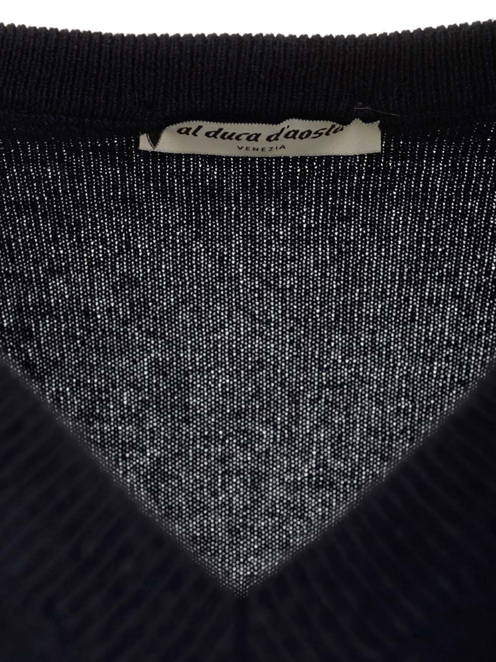 Al Duca D'Aosta Blue Cashmere Sweater Knitwear - Blue | 5db3618aa0fb2897754dc6d2f37b683d20acdf50