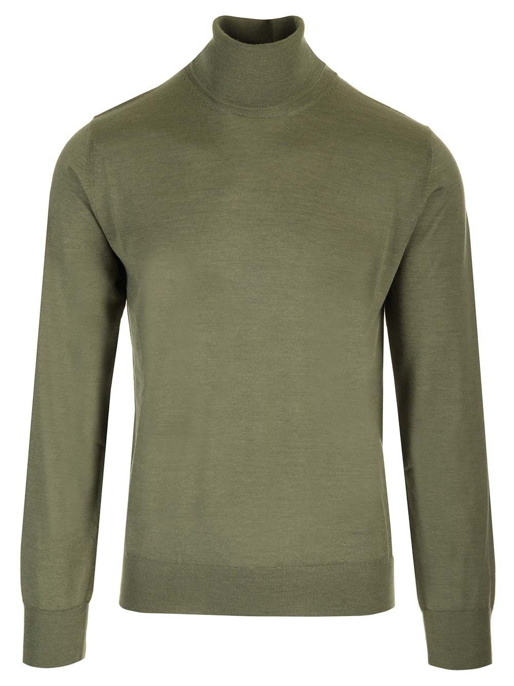 Al Duca D'Aosta Cashmere And Silk Turtleneck Sweater Knitwear - Green | 16f3aa46b1bf905d4a802422964fcf8163627595