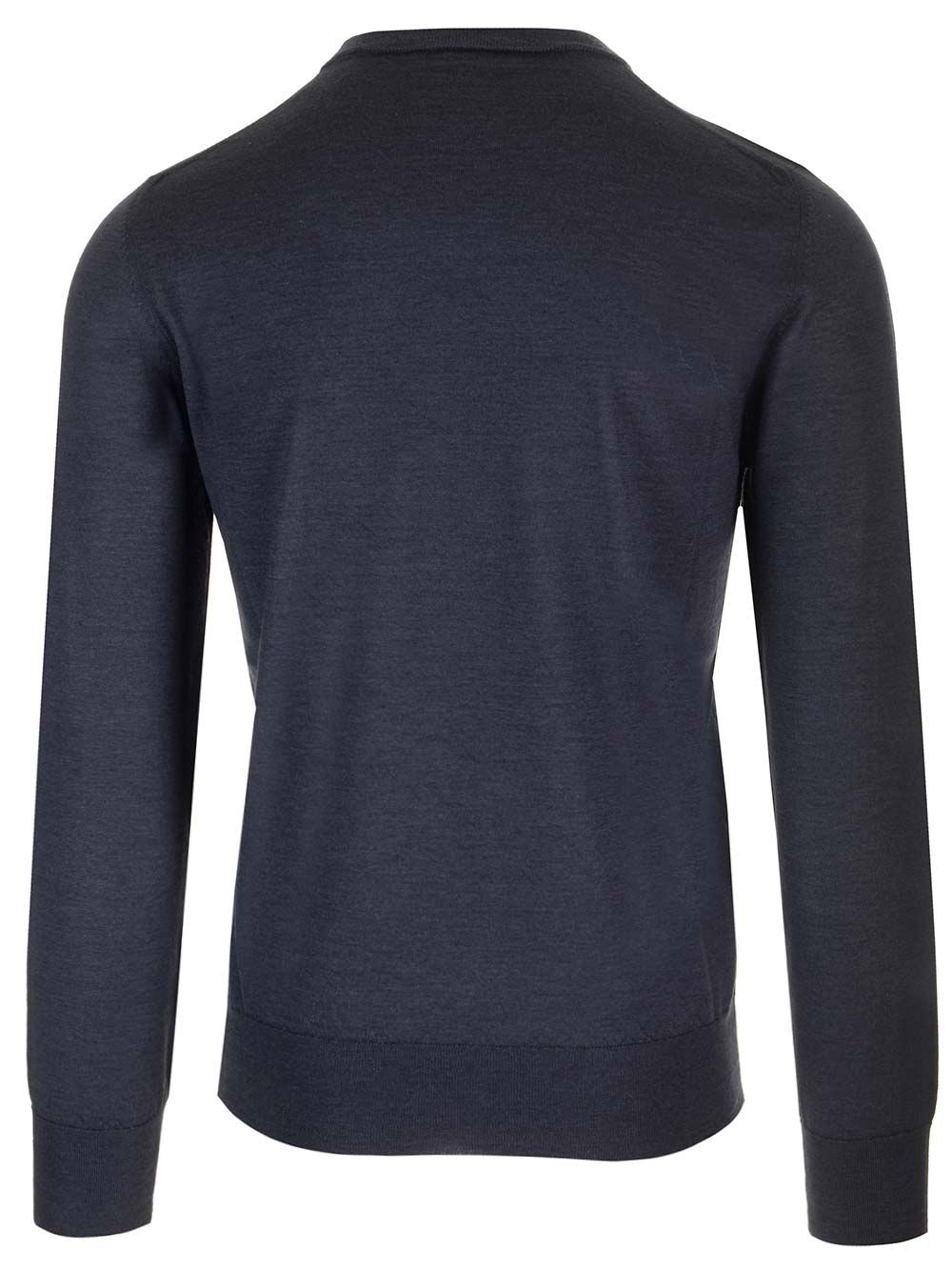 Al Duca D'Aosta Crewneck Sweater Knitwear - Blue | 4fdddf2d4aebbcc2cbb094a032b28028ebcfc784