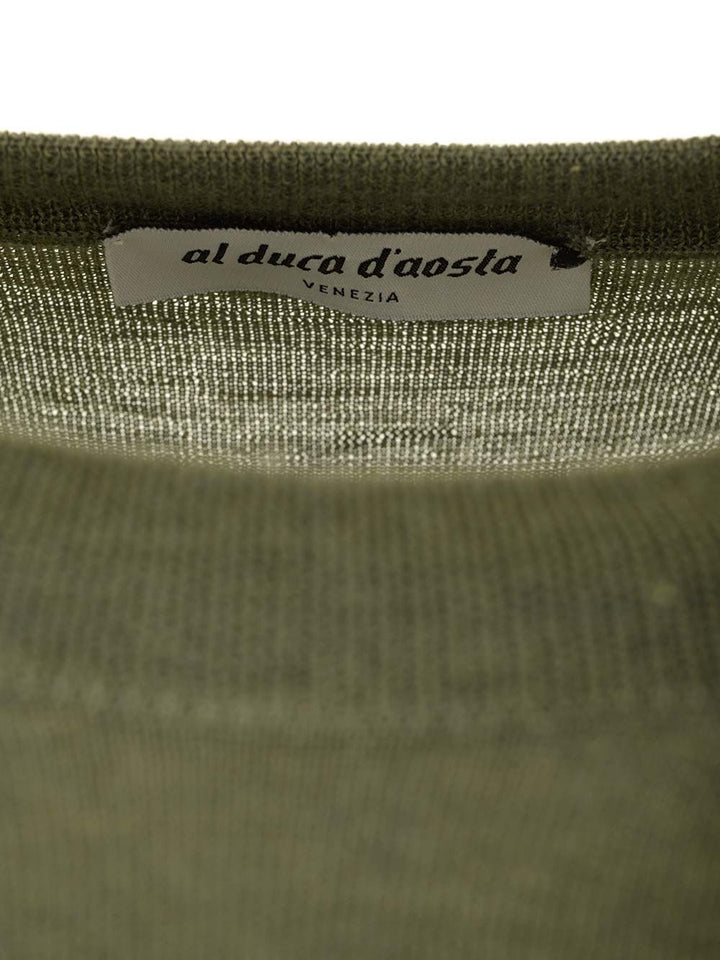 Al Duca D'Aosta Crewneck Sweater Knitwear - Green | aa617bd5ad106e854e40076a6acbdb6200ebc5d7