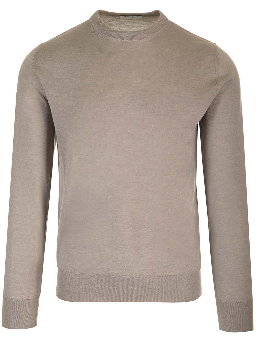 Al Duca D'Aosta Crewneck Sweater Knitwear - Grey | 712b02cbc2b31d19a2517d6c5333604b19760b56