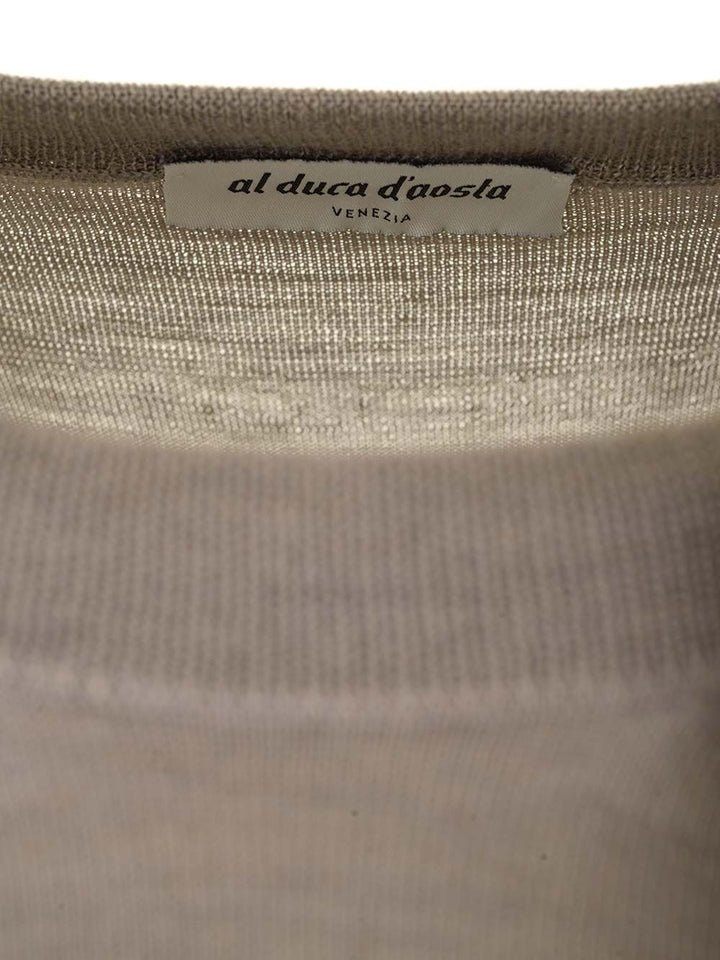 Al Duca D'Aosta Crewneck Sweater Knitwear - Grey | cfa8dceb0da373b1d1ad390f45d298461c8163ce