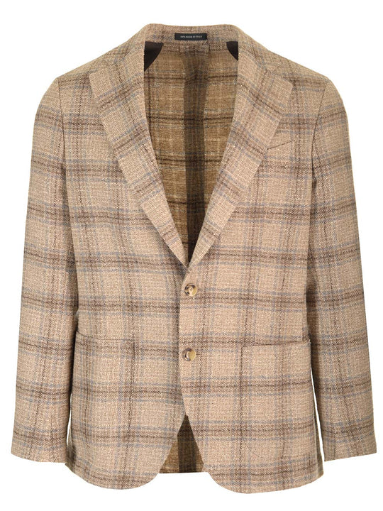 Tartan Jacket Jackets Brown
