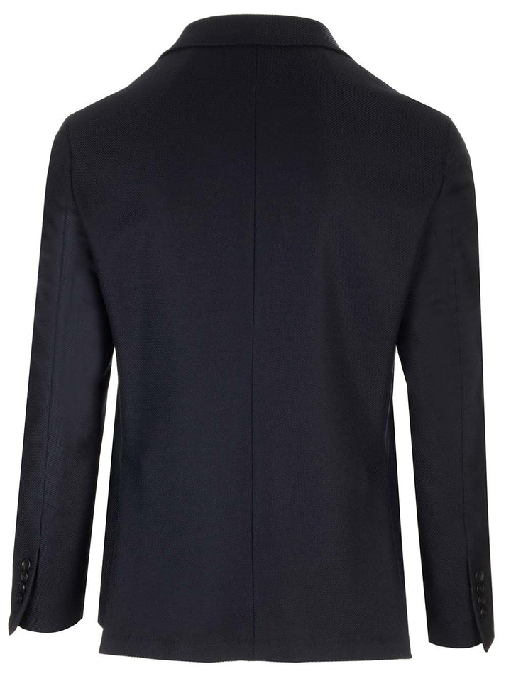 Al Duca D'Aosta Double-Breasted Wool Jacket Jackets - Blue | 6fc632880b034dc4237640eb8ed605ce3658b919