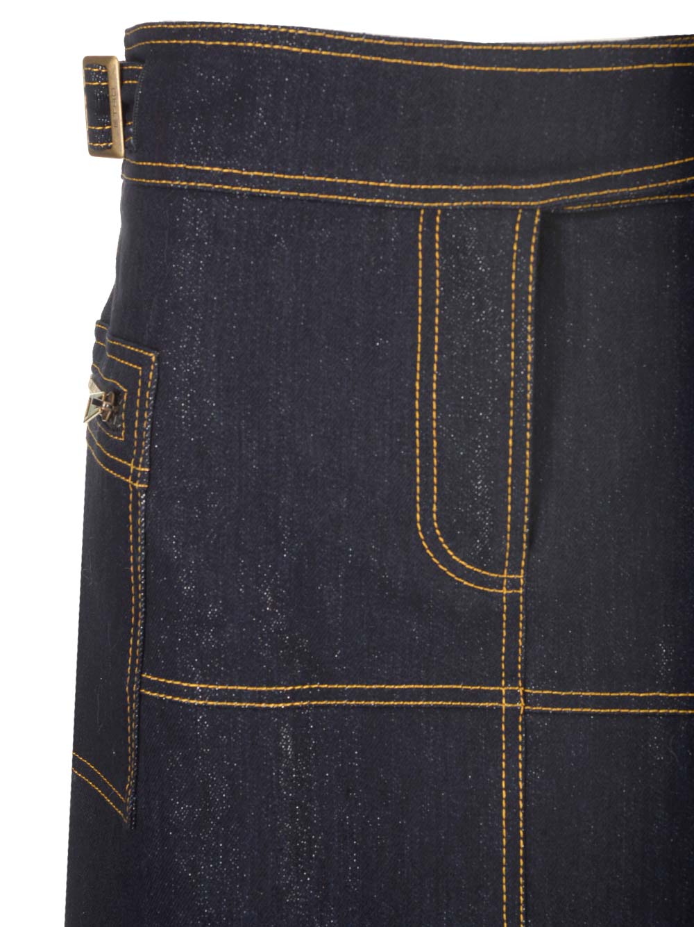 Etro Stretch Denim Skirt Skirts - Blue | b0a1927a3152909c5a39f4ea4c07bd643cfa6331