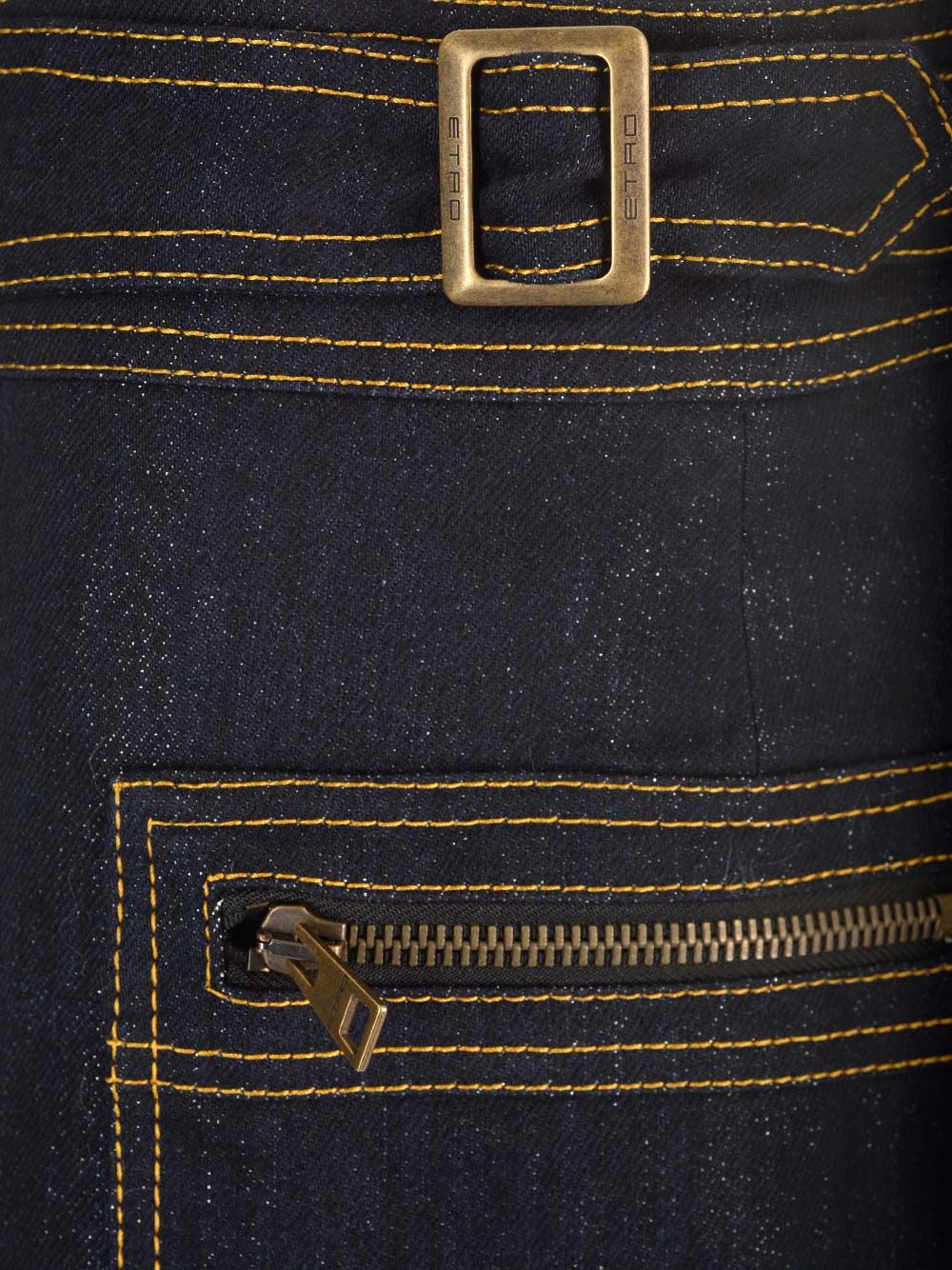 Etro Stretch Denim Skirt Skirts - Blue | 476a32dee7e9d49999f2202e83ed59ecf32cfb2f