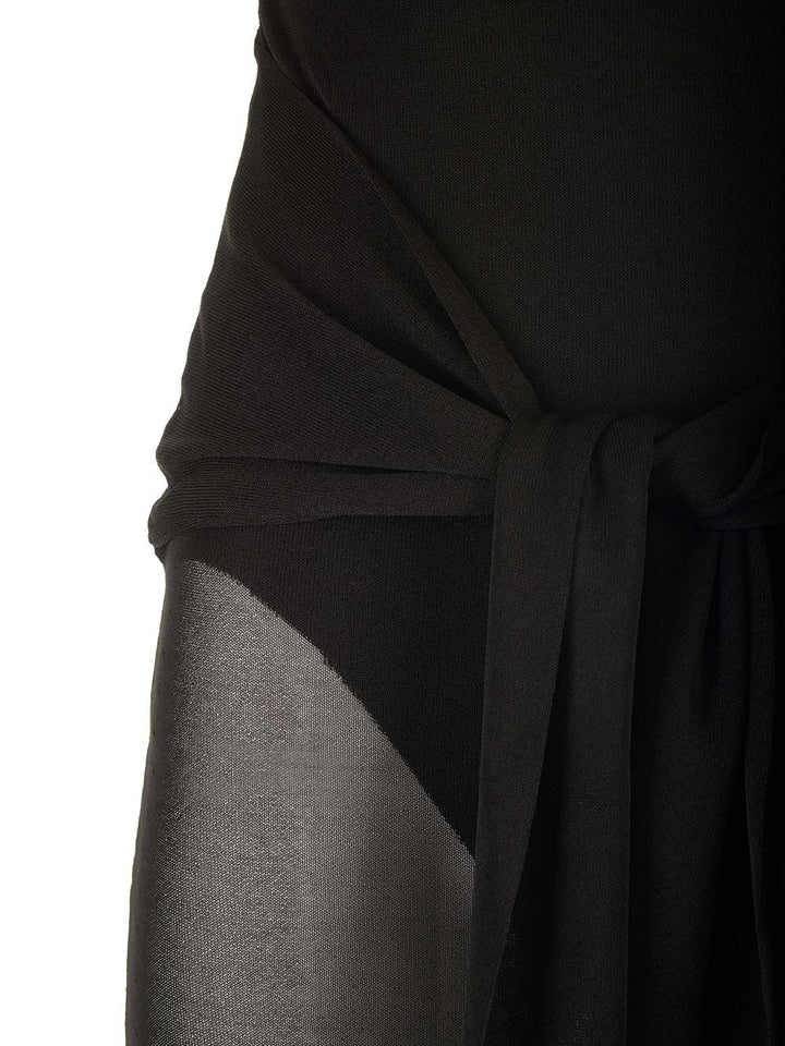 Jacquemus La Robe Maille Nodo Dresses - Black | a4241da4be747bd7bc24652dde60645d3e1554ca