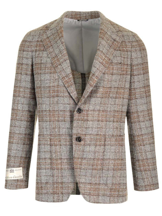 Tartan Jacket Jackets Grey