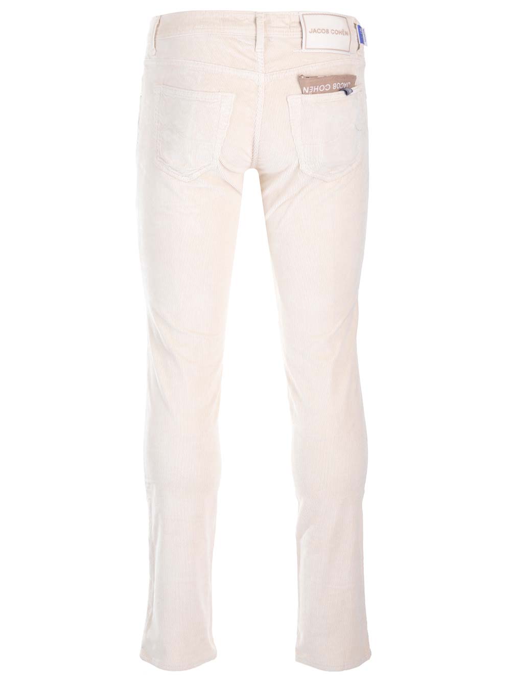 Jacob Cohen “Nick Slim” Trousers - Beige | 7d8a5654601fd914ab7c4ae61b372546061fe2f3
