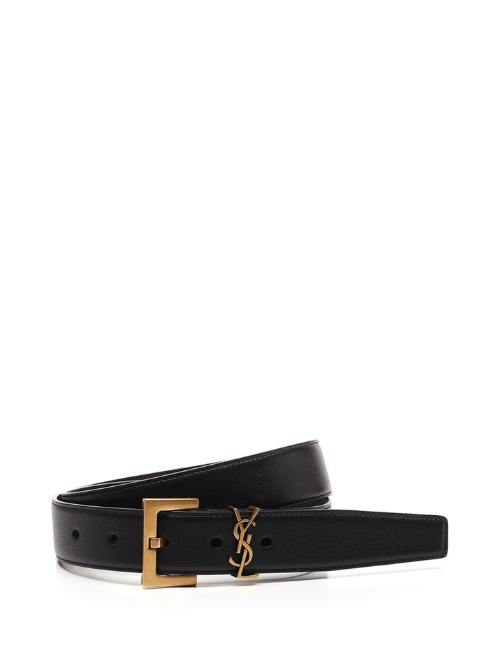 Saint Laurent Ysl Belts - Black | 1ff3e91bc73d4cc41b55087c636d3deebde7b52a