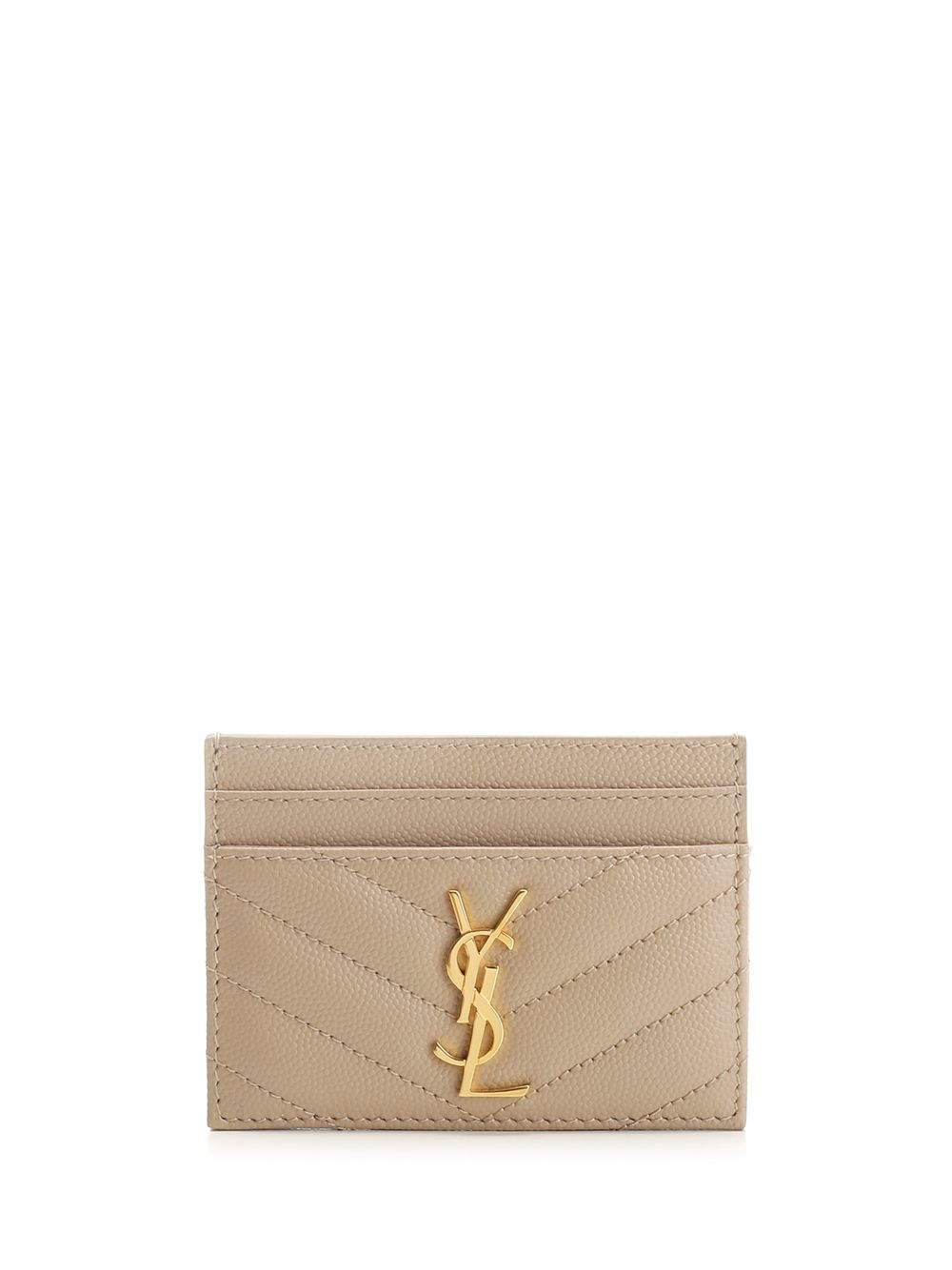 Saint Laurent Monogram Card Case Wallets - Black | 36566fb88d54b44ece75fb5a73f648c65df9b177