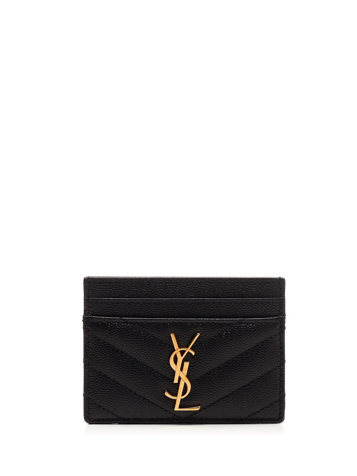 Saint Laurent Monogram Card Case Small leather goods - Black | ceae17f6f814c23329c71fce03418e7732d39035