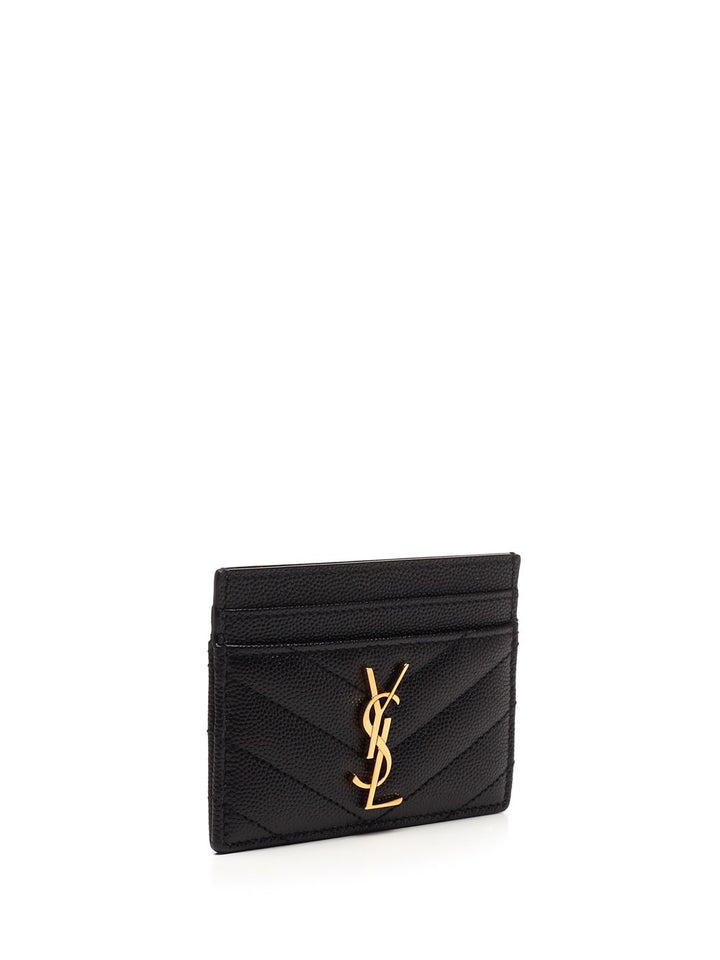 Saint Laurent Monogram Card Case Small leather goods - Black | f296a3fbfb8f8b82fb901141765aef6b4def2780