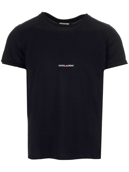 Classique Crewneck Short Sleeve With Logo T-Shirt Black