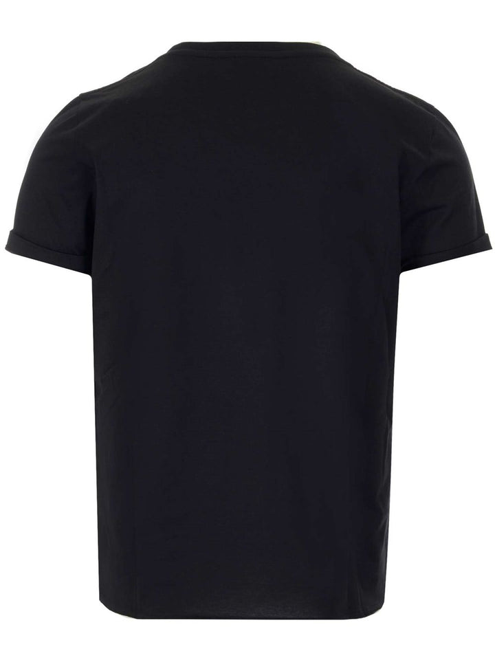 Saint Laurent Classique Crewneck Short Sleeve With Logo T-Shirt - Black | ddb74bbdca4f0121ee99abe4d03f5c3e5e32cdc7