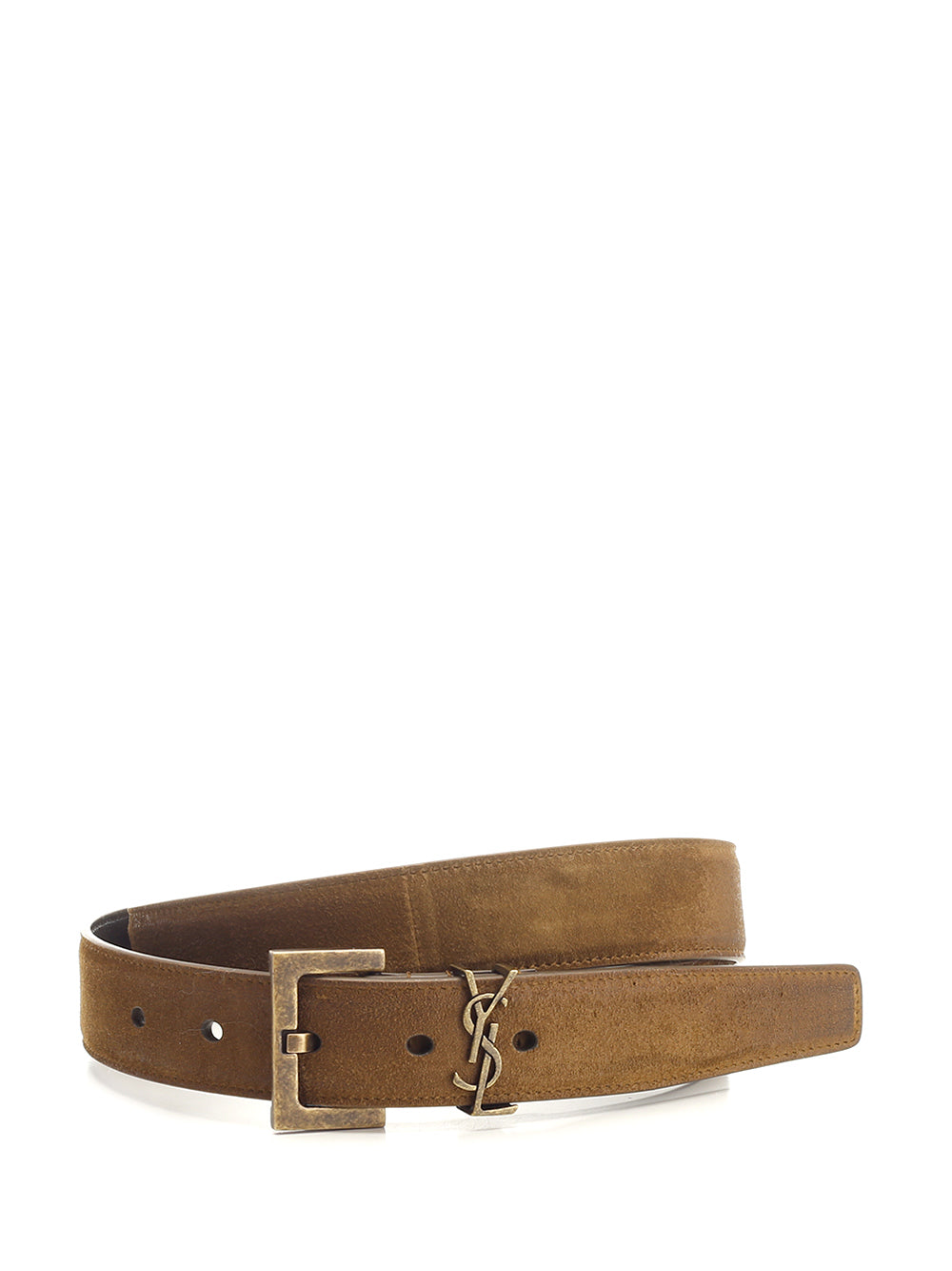 Saint Laurent Cassandre Belts - Brown | 7c0c9d06ef62ba573684584127e606f1eaa4d7b5