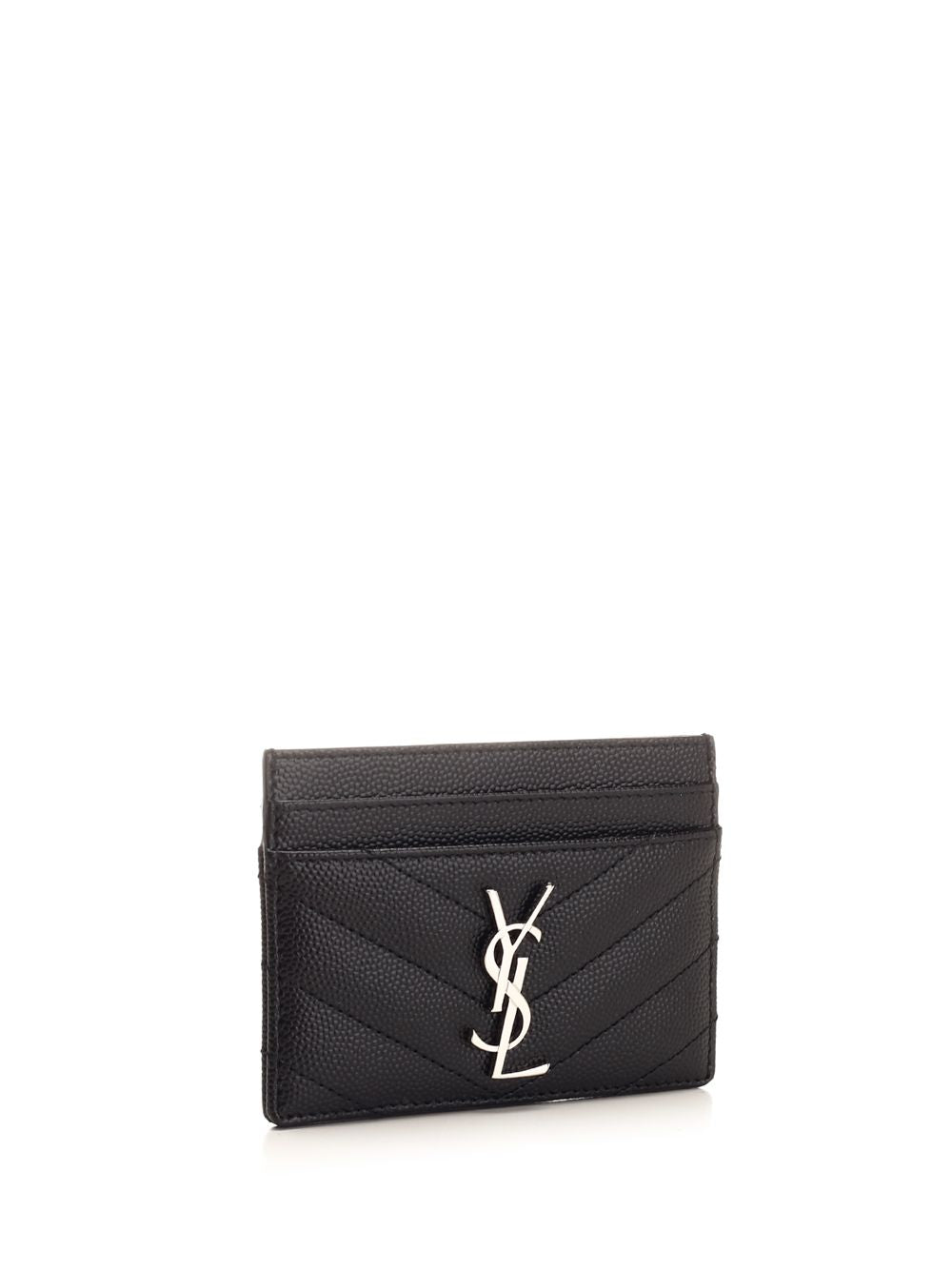 Saint Laurent Monogram Card Case Small leather goods - Black | 26b1f756eacc625a5eb3b47d190f1cbd74bd2294