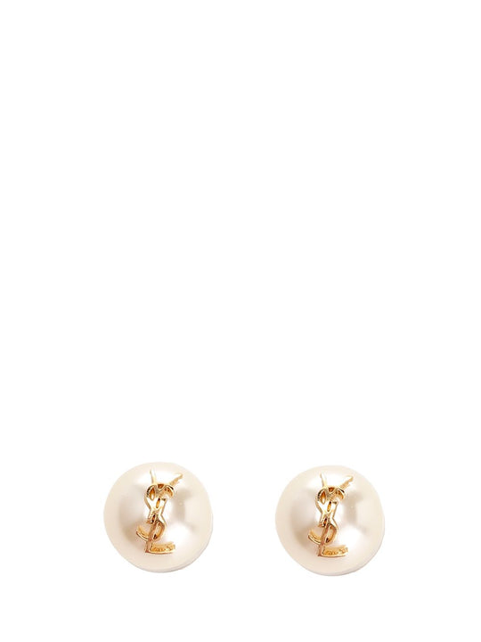 Pearl Earrings Jewelry White