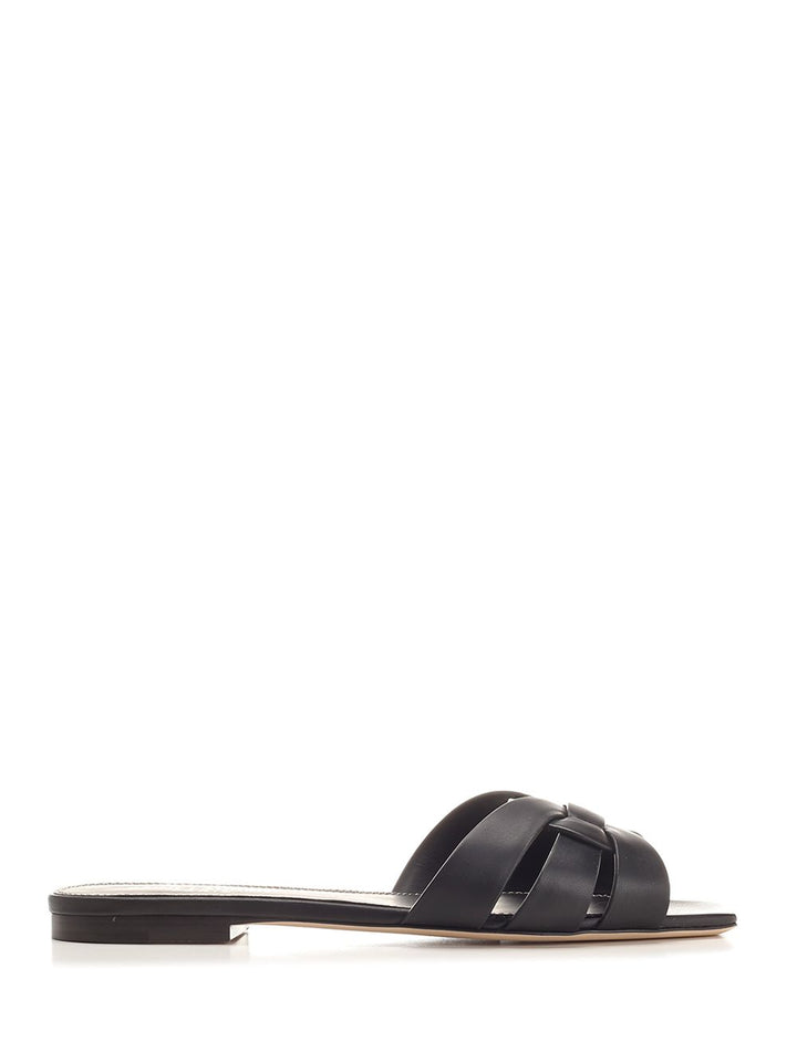 Saint Laurent Nu Pieds Tribute Sandals - Black | 5f5f8bccebfe1188bfac7e77b0ca24c3fdde25c4