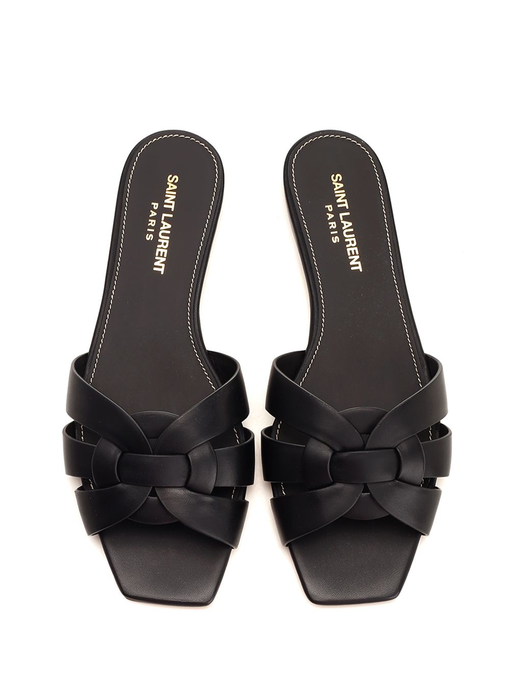 Saint Laurent Nu Pieds Tribute Sandals - Black | a4459c3079c12b9cb44773fcc8cc3cee4ad893b4