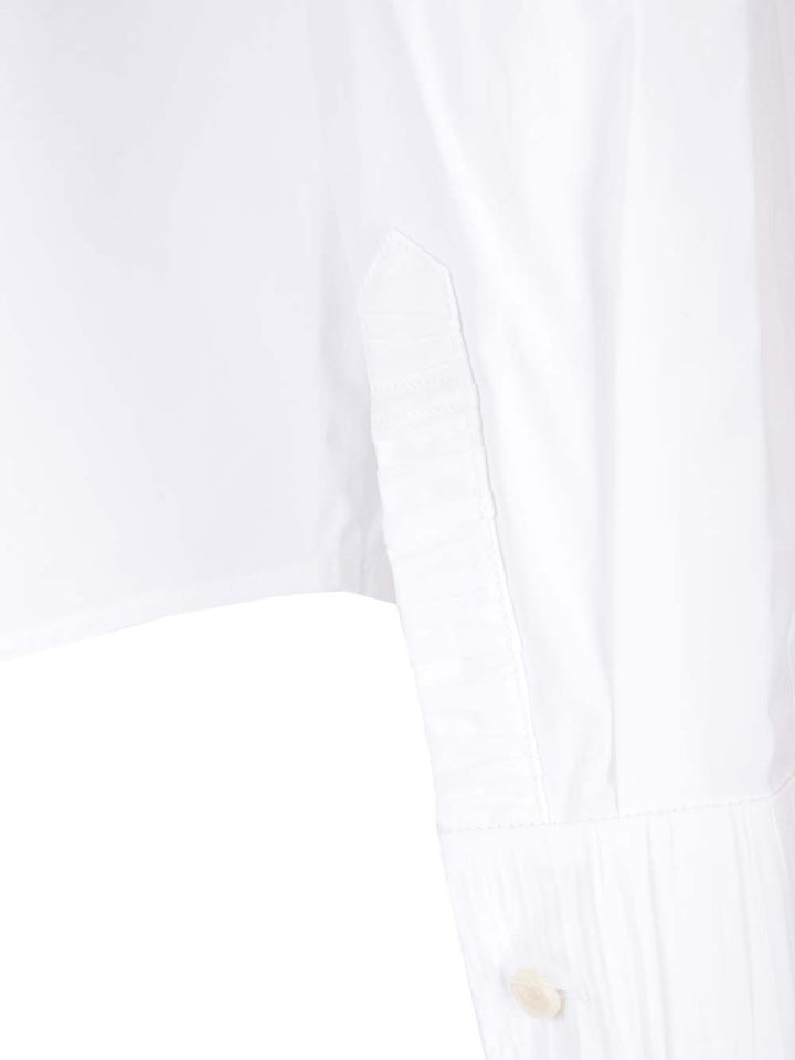 Tory Burch Crimped Collar Shirt Shirts - White | 066d9a27a89973f66cc3a930d517403fc1135dba