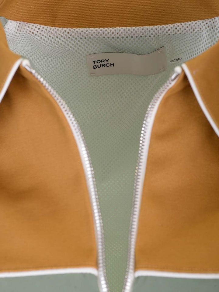 Tory Burch Reflective Nylon Jacket Jackets - Green | 4ca93191046cb7cc2042f00642e363fd2deaf028