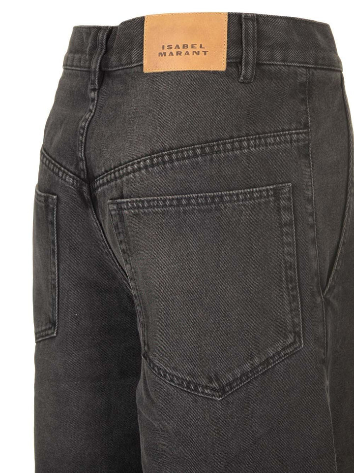 Marant Etoile Solene Jeans - Black | d34e88e306316f8a5f4db7ac9431e3d4b5789473