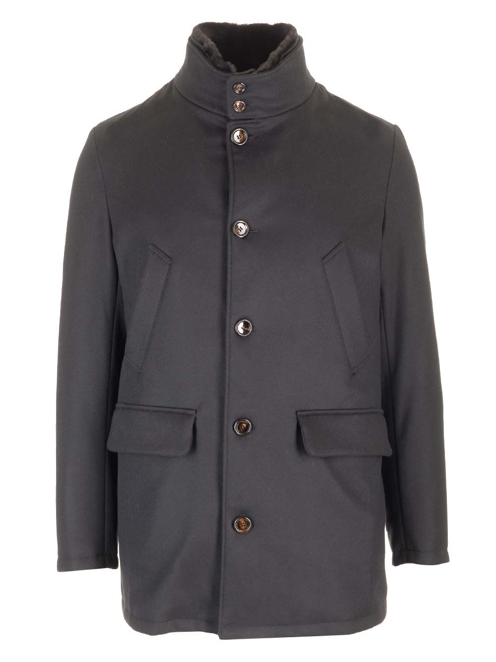 Al Duca D'Aosta Fur Jacket Jackets - Blue | f03e734697aa40a0037d78611ed582f40b48d7e3