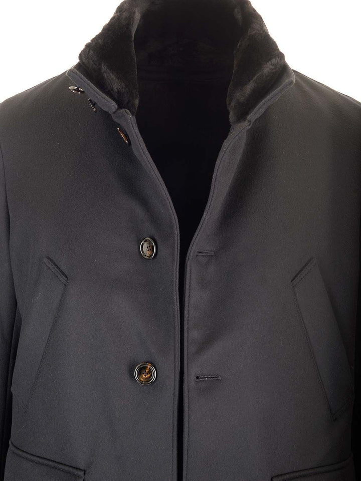 Al Duca D'Aosta Fur Jacket Jackets - Blue | 9a0ba6ffcb215de57e8d71fdc695d185c458b243
