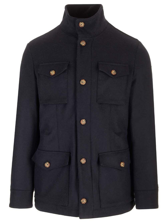 Blue Safari Jacket Jackets Blue