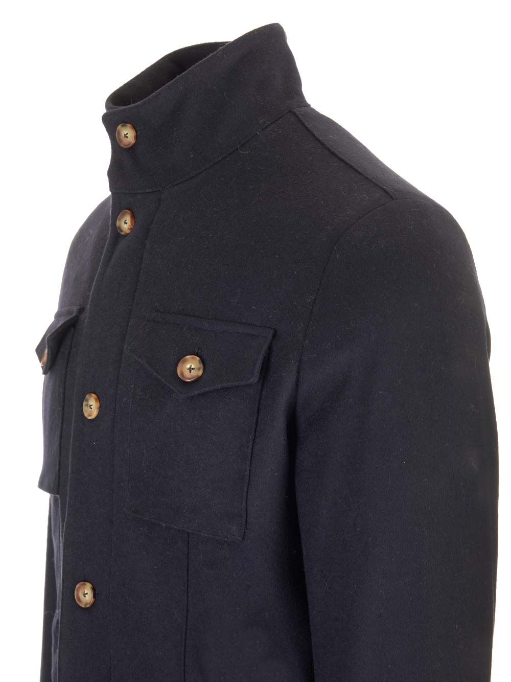 Al Duca D'Aosta Blue Safari Jacket Jackets - Blue | 2790be1f00bbd39bb8a09d481d0f83b047881934