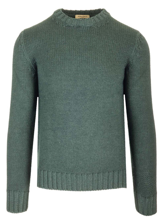 Merino Wool Sweater Knitwear Green