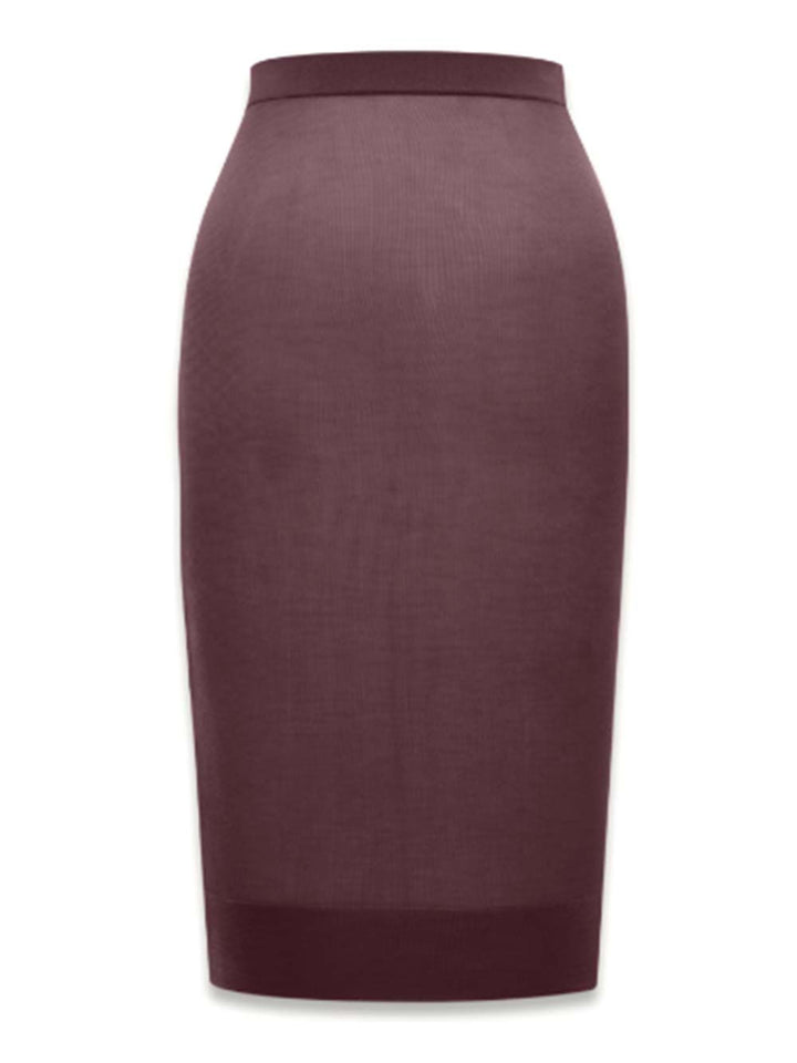 Saint Laurent Pencil Skirt Skirts - Bordeaux | 3dc3c58ab6c34b87d77afbd135031dacded55341
