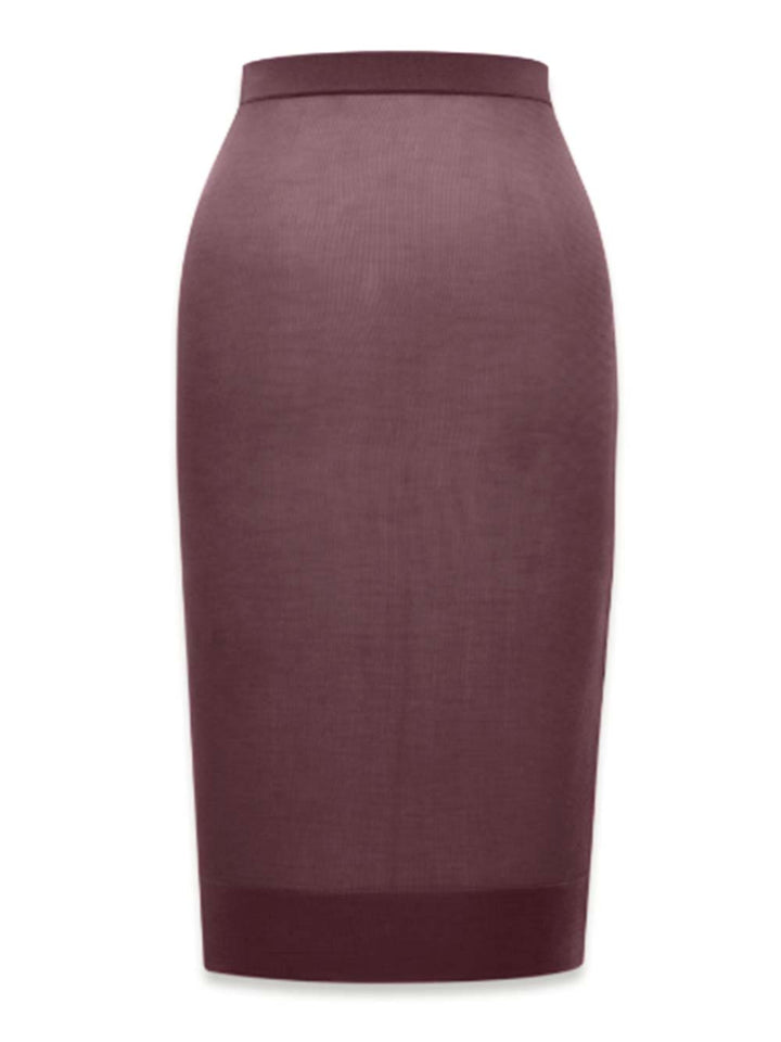 Saint Laurent Pencil Skirt Skirts - Bordeaux | 63ff4a27e0fe0cf32723b101c22ce9d487d345f5