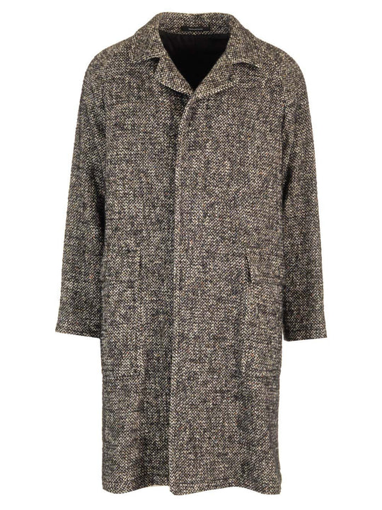 Unlined Tweed Coat Coats Grey