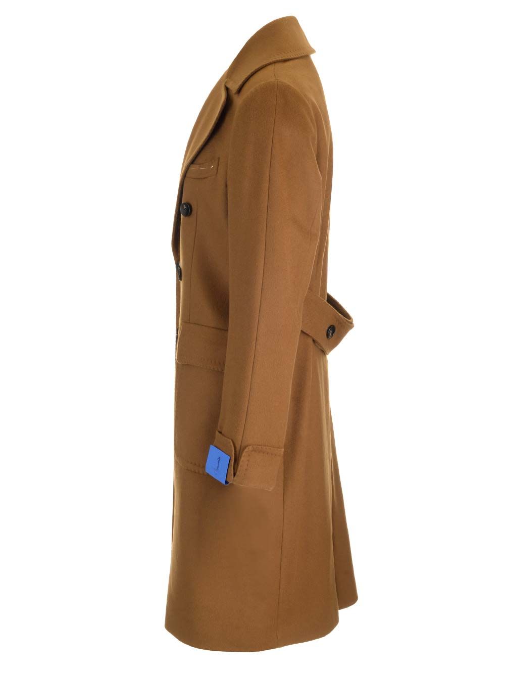 Guarinucci Ulster Tobacco Coat In Virgin Wool And Cashmere Coats - Brown | e7077f5198eaeac0a6e2baec8dff473d19c8ebfb