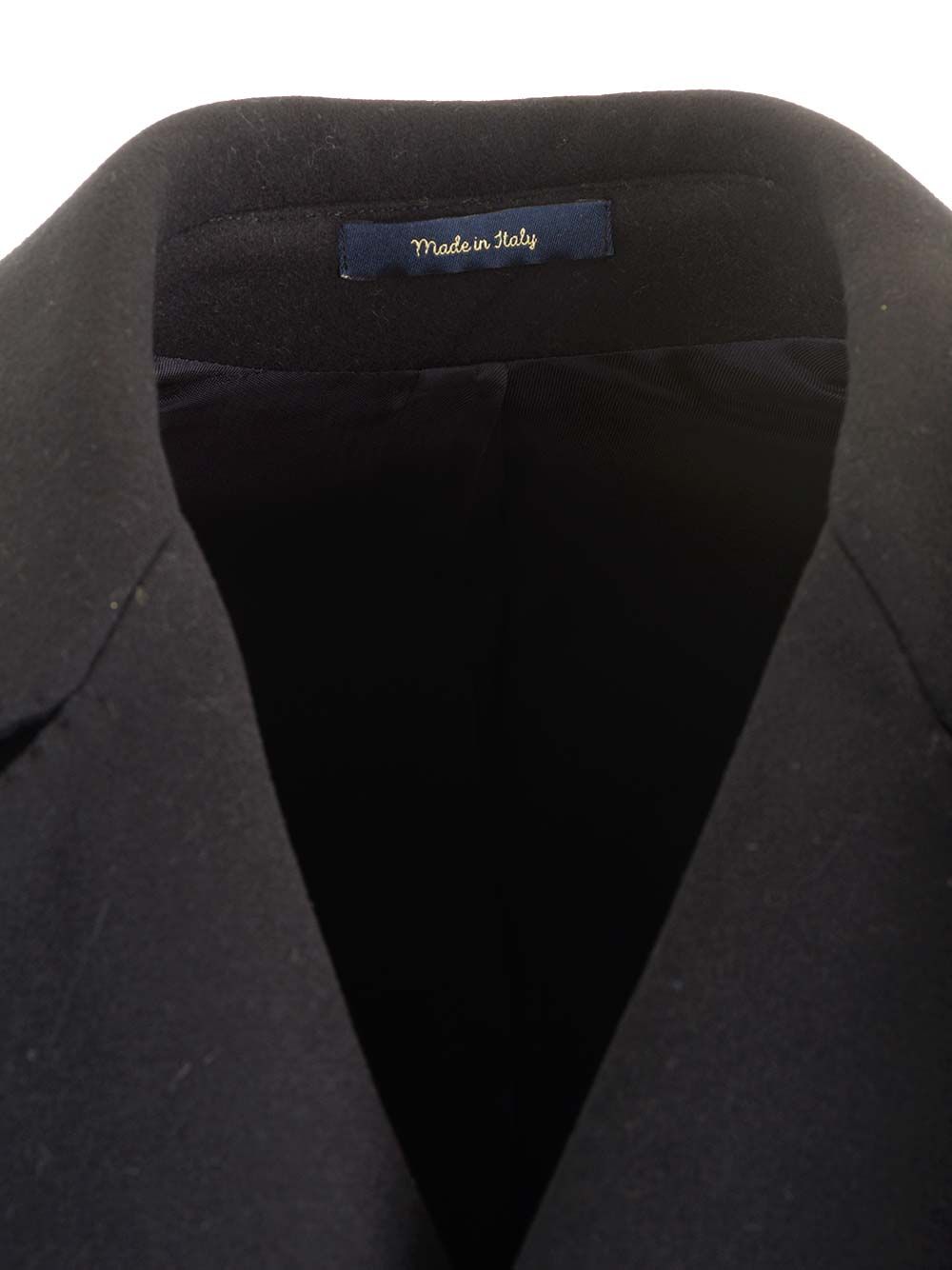 Guarinucci Short Double-Breasted Coat Jackets - Blue | 67d6119ef97dc2be4665c5f96437cb5e1ee7907b