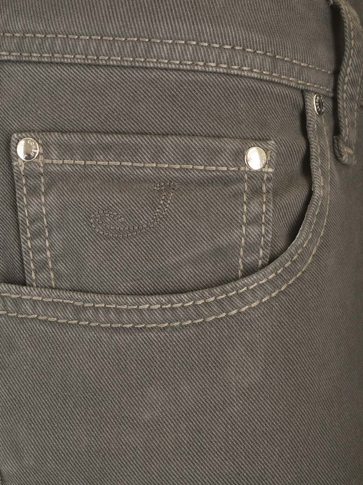 Jacob Cohen “Nick Slim” Trousers Jeans - Brown | 662231908a5fa76271298b5626de815f1c9af4d4