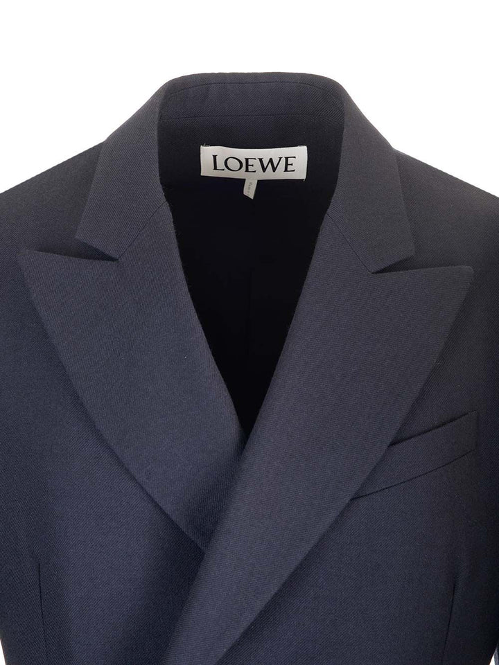 Loewe Double-Breasted  Jacket Jackets - Blue | a9b3d4f82c328314d2339f557784ce3cc24ae4a4