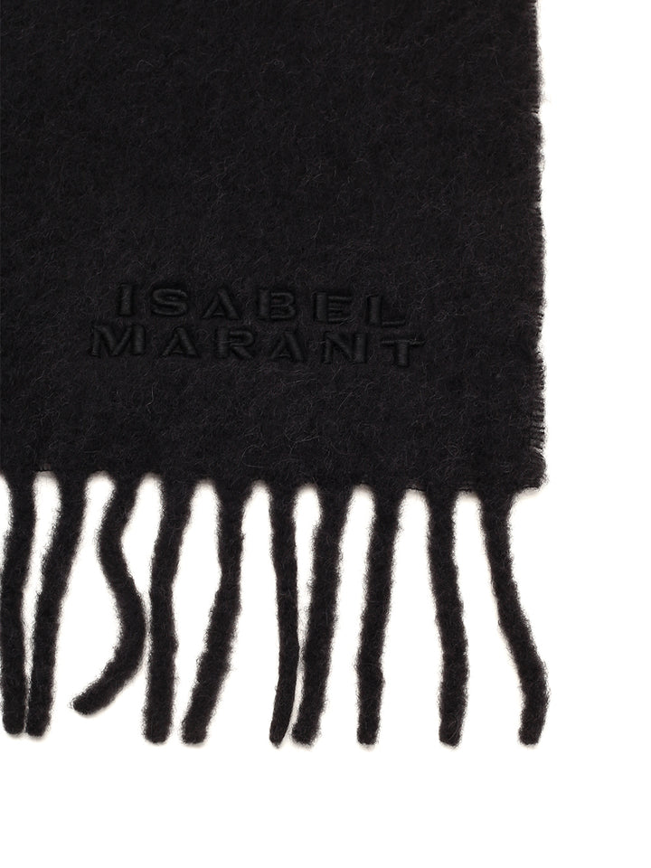 Isabel Marant Firny Scarves And Foulards - Black | 445a445d87b59bf9e316ddd9024370ef6a590d7b
