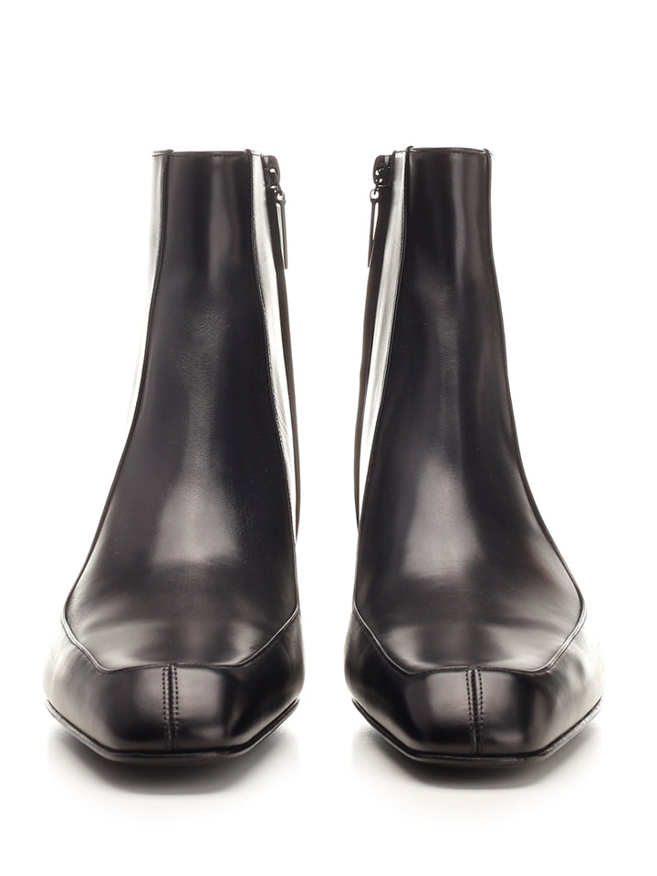 Saint Laurent Augustin Boots - Black | 735fb063db5972afaad12cd3889bda890bae2d68
