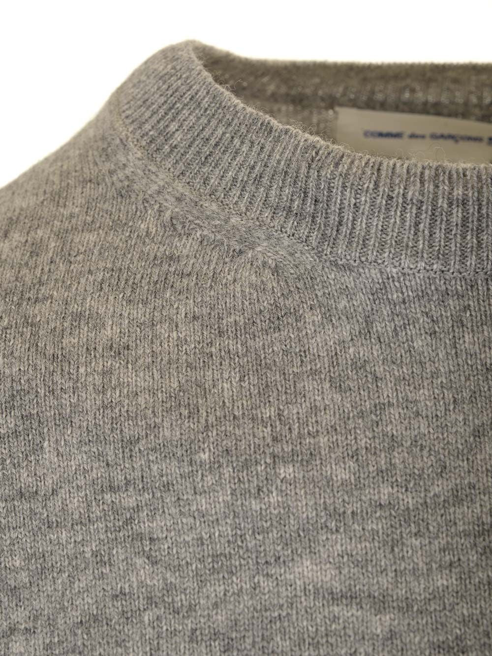 Comme Des GarçOns Shirt Wool Sweater Knitwear - Grey | d9a237545dcfced850f683ea4c36cdc9c18b7e0b