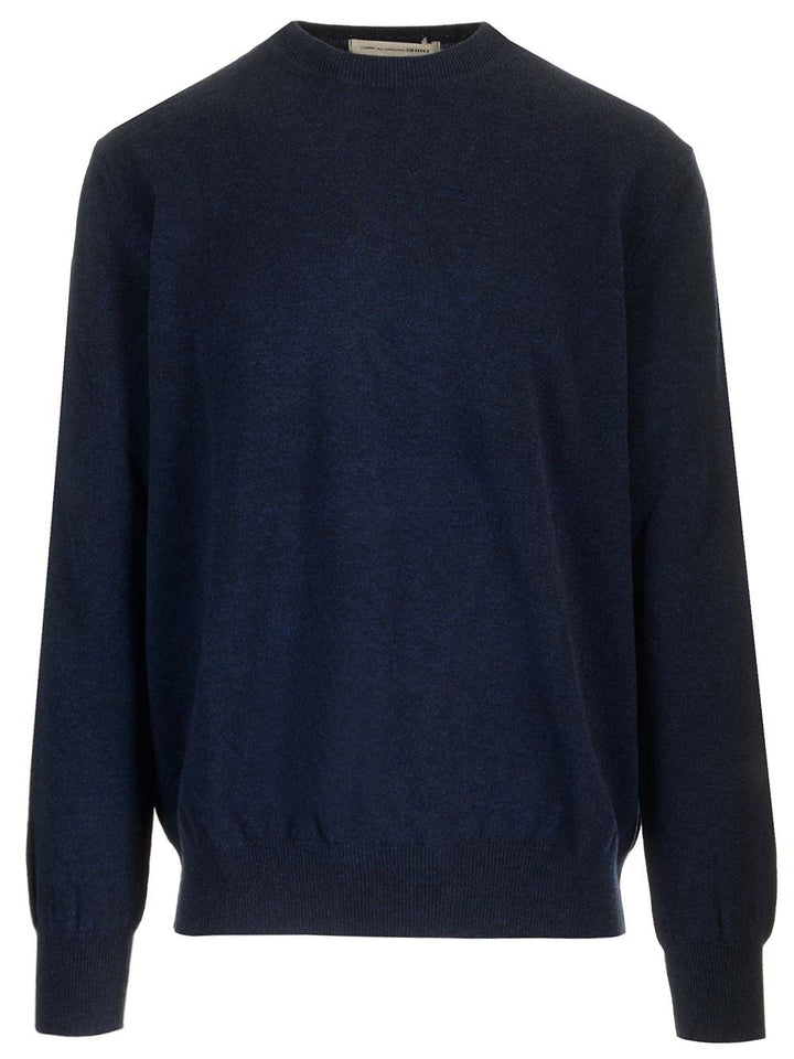 Comme Des GarçOns Shirt Wool Sweater Knitwear - Blue | c4410df7ee0268688c84d2926ed0a21882eff995