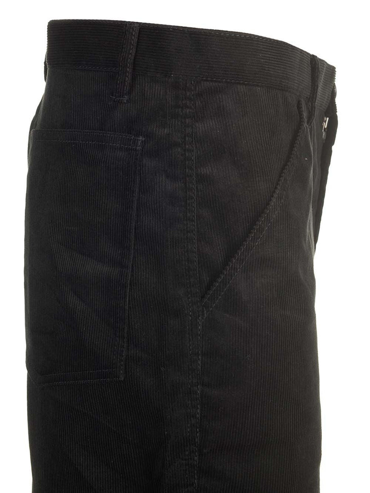 Comme Des GarçOns Shirt Cotton Velvet Trousers - Black | 95a9fe59cadf84557d0b07161c06c00482d34e82