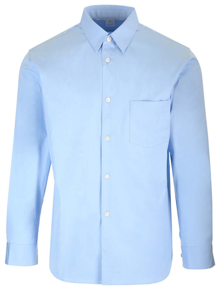 Comme Des GarçOns Shirt Cotton Poplin Shirt Shirts - Light blue | 2fd21b29ae383c7d3e3be53208f9bc6ce470aaa4
