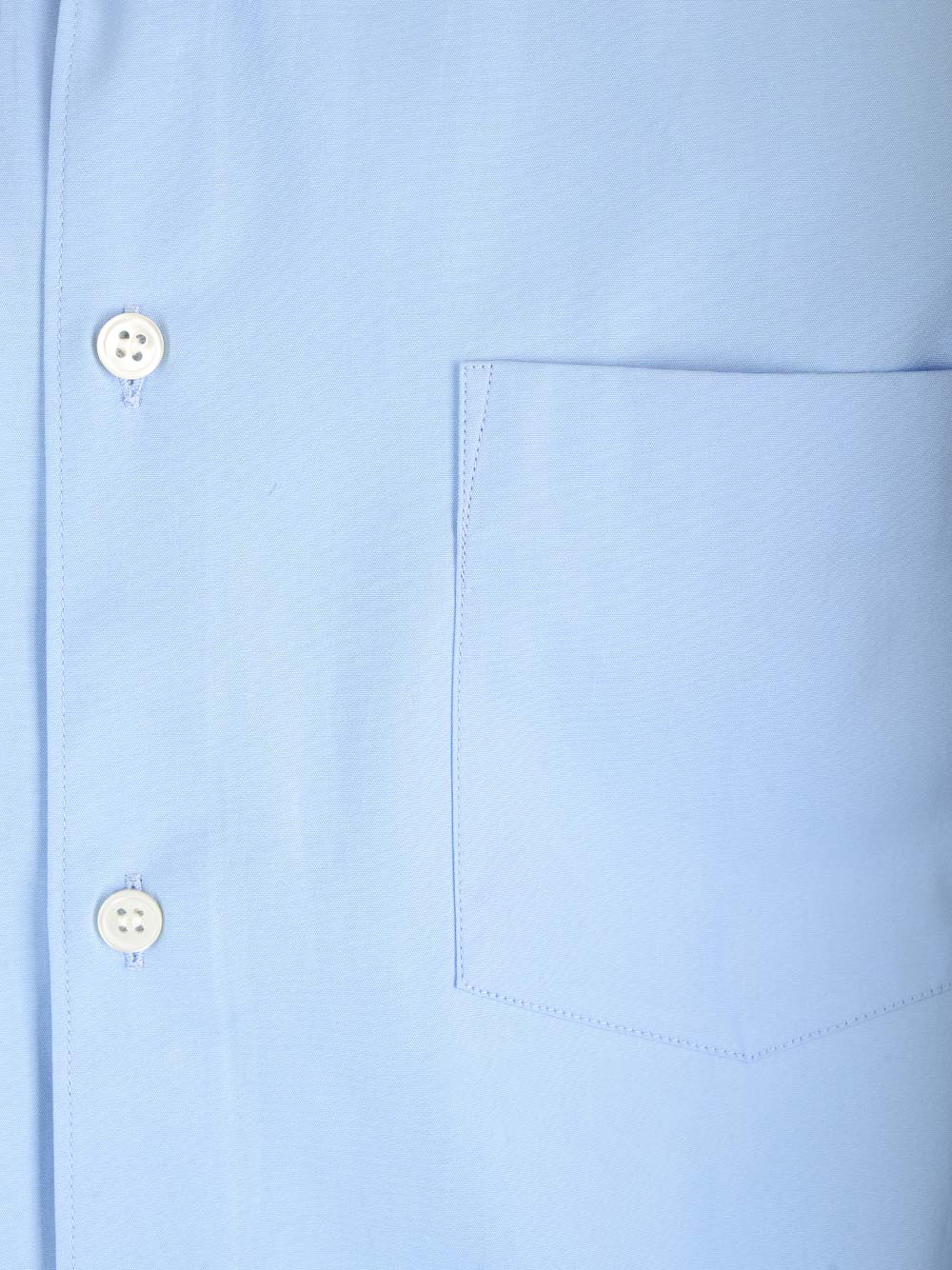 Comme Des GarçOns Shirt Cotton Poplin Shirt Shirts - Light blue | 47c856b7cbc2d71a0cf5e362f98b8ae39e1c51ea