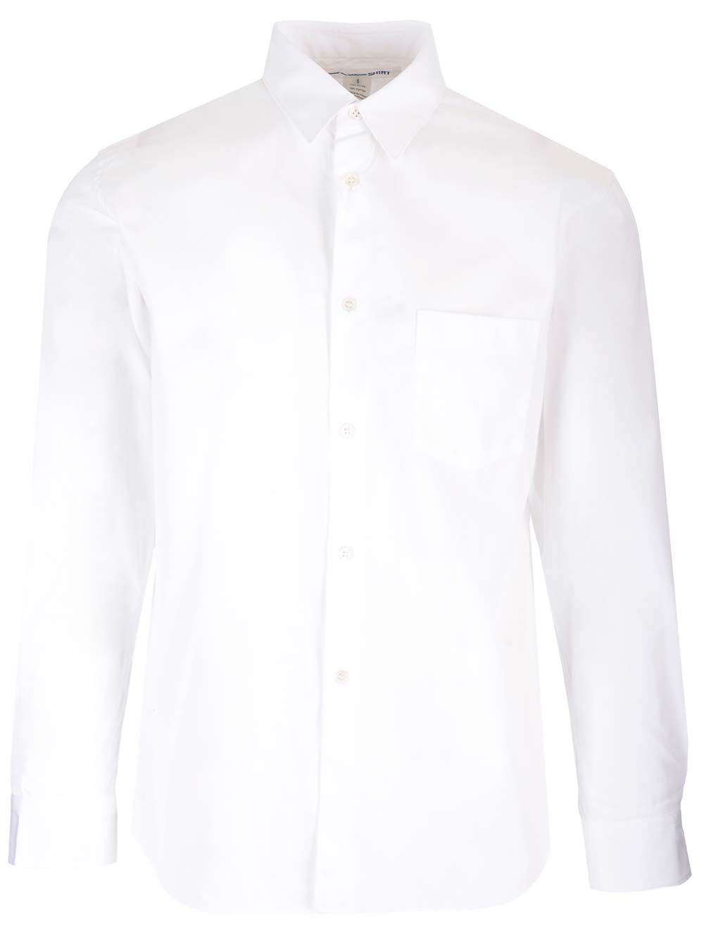 Comme Des GarçOns Shirt Cotton Poplin Shirt Shirts - White | f2a09cf177e470de96310f51ce6f04061c36afd0